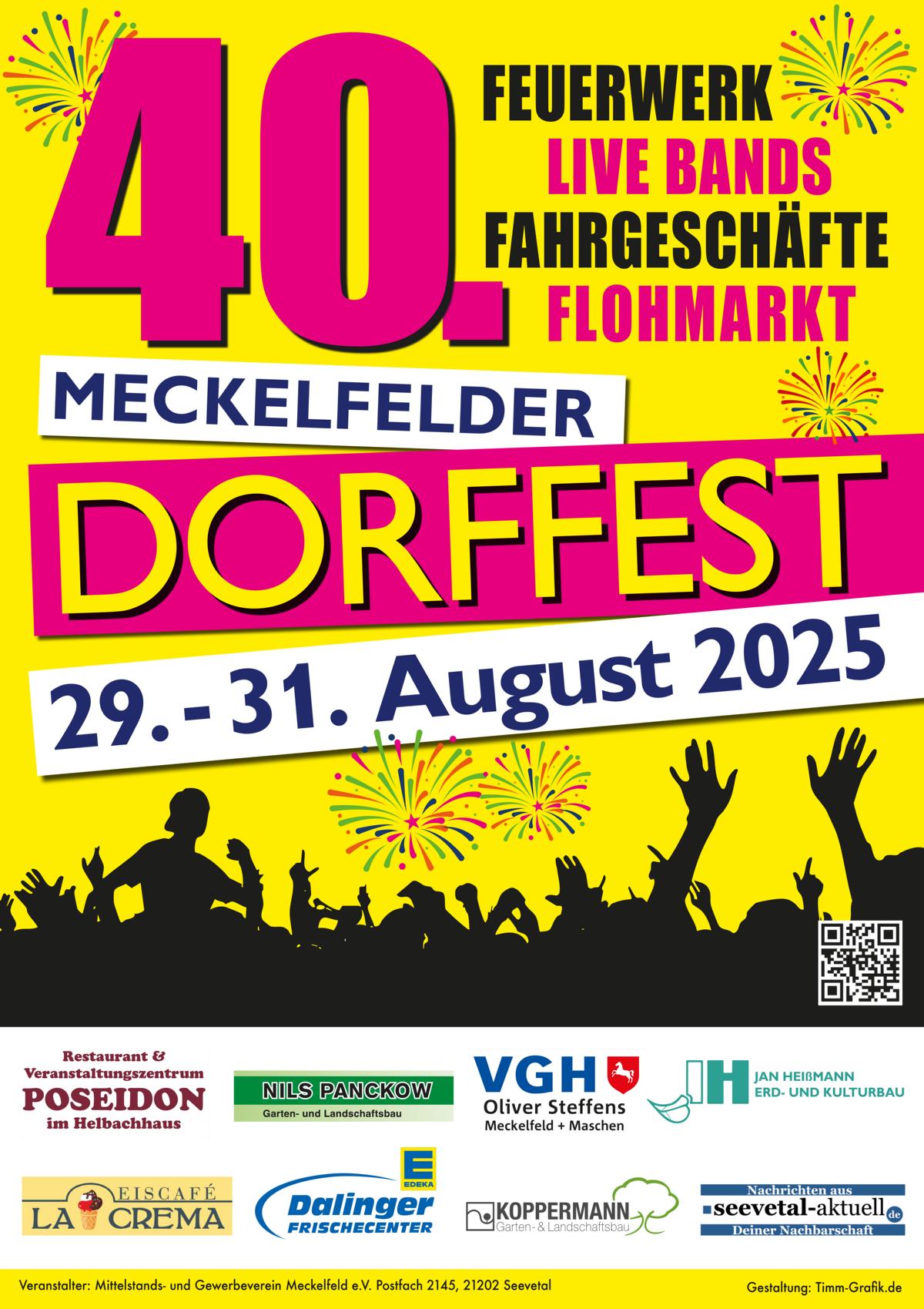 Dorffest Plakat 2025